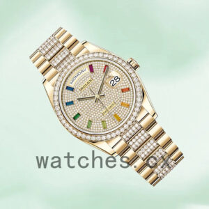Rolex Day-Date m128348rbr-0031 Men’s 36mm Gold-tone Replica Watches