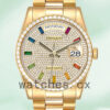 Rolex Day-Date m128348rbr-0030 Men’s 36mm Gold-tone Automatic Replica Watches