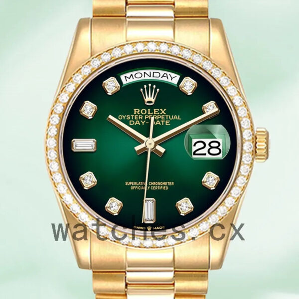 Rolex Day-Date 36mm Men’s m128348rbr-0035 President Bracelet Replica Watches