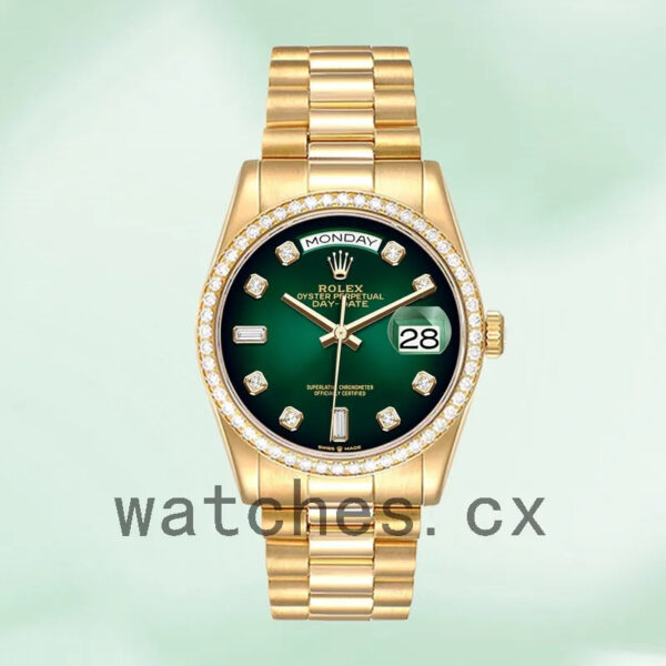 Rolex Day-Date 36mm Men’s m128348rbr-0035 President Bracelet Replica Watches