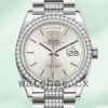 Rolex Day-Date 36mm m128349rbr-0013 Men’s Silver-tone Replica Watches