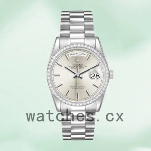 Rolex Day-Date m128349rbr-0001 36mm Men’s Silver Dial Replica Watches