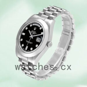 Rolex Day-Date 218206 41mm Men’s President Bracelet Silver-tone Replica Watches