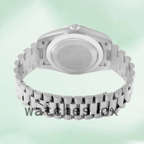 Rolex Day-Date Men’s 41mm 218206 Diamond Pave Dial Replica Watches - Image 4