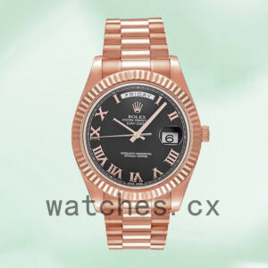 Rolex Day-Date Men’s 41mm 218235 Rose Gold-tone Replica Watches