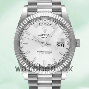 Rolex Day-Date 218239 41mm Men’s White Dial President Bracelet Replica Watches