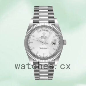 Rolex Day-Date 218239 41mm Men’s White Dial President Bracelet Replica Watches