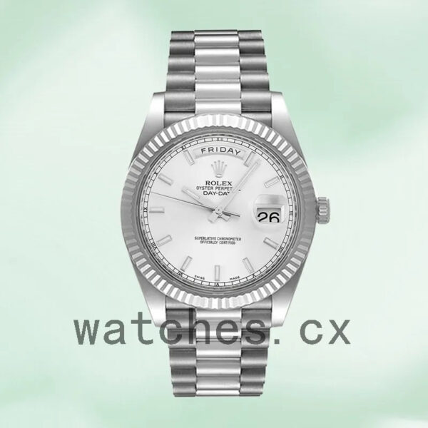 Rolex Day-Date 218239 41mm Men’s White Dial President Bracelet Replica Watches
