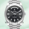 Rolex Day-Date Men’s 40mm 228206 Black Dial Replica Watches