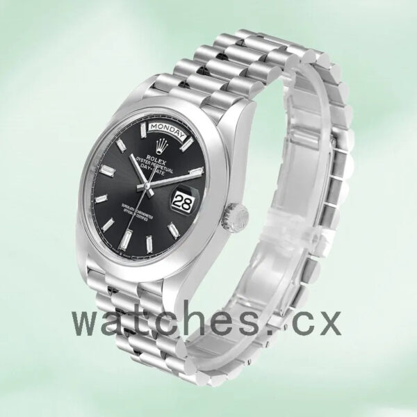 Rolex Day-Date Men’s 40mm 228206 Black Dial Replica Watches