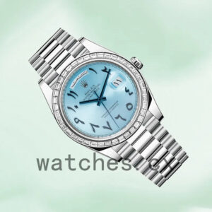 Rolex Day-Date 228396 Men’s 40mm Automatic Silver-tone Replica Watches