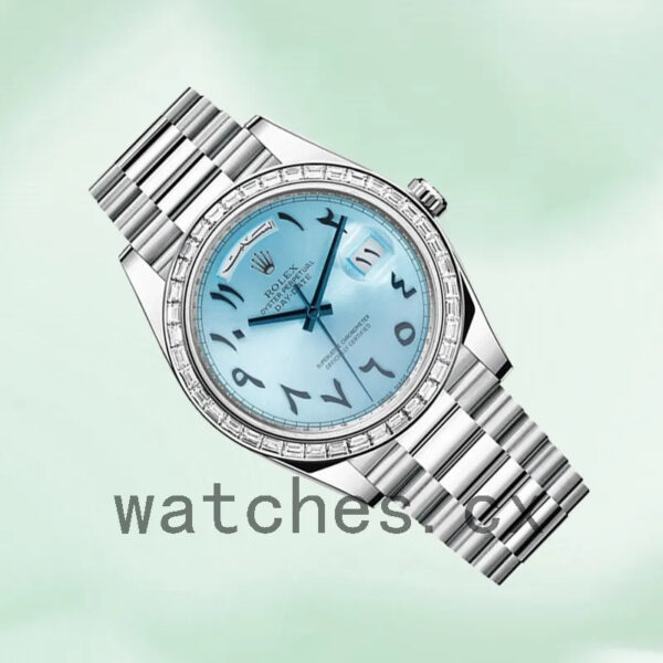 Rolex Day-Date 228396 Men’s 40mm Automatic Silver-tone Replica Watches