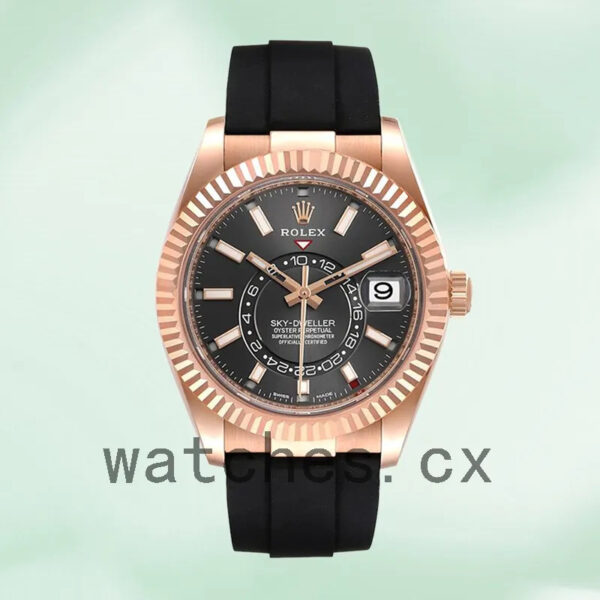 Rolex Sky-Dweller m326235-0006 42mm Men’s Rubber Band Replica Watches - Image 2