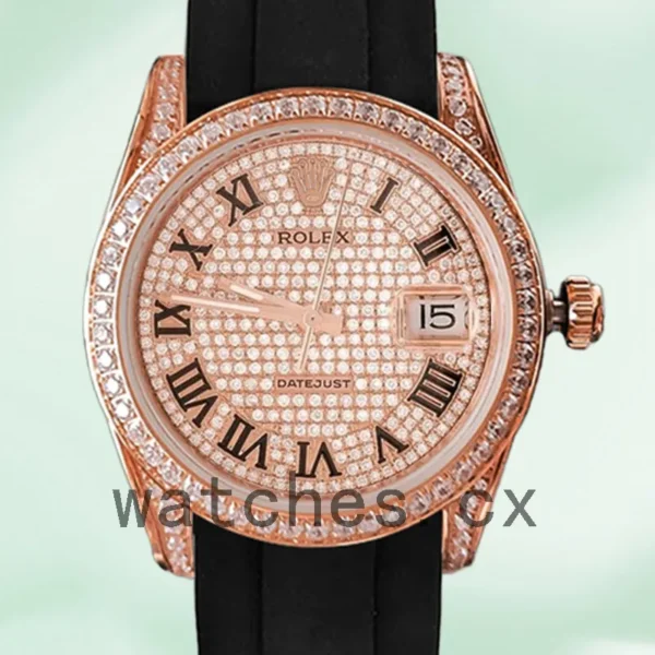 Rolex Datejust Men’s 116200 40mm Rose Gold-tone Replica Watches