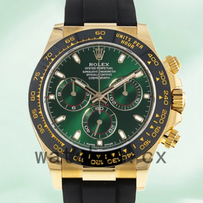 Rolex Daytona 116518 Men’s 40mm Green Dial Gold-tone Replica Watches
