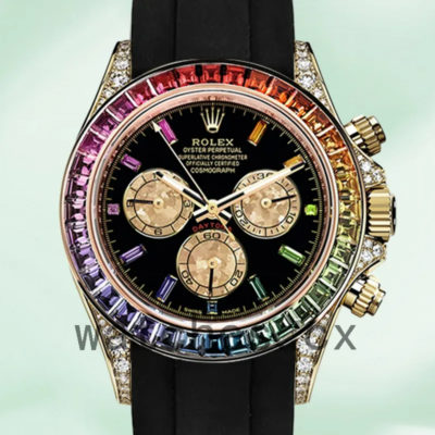 Rolex Daytona 116598 Men’s 40mm Rubber Band Replica Watches