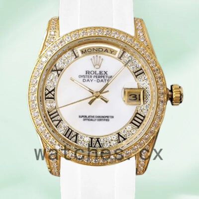 Rolex Day-Date Men’s 40mm 118388 Rubber Band Replica Watches