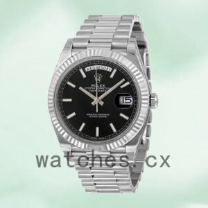 Rolex Day-Date 40mm Men’s M228239-0004 Silver-tone Replica Watches