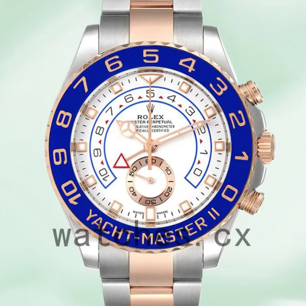 Rolex Yacht-master 44mm Men’s m116681-0002 Oyster Bracelet White Dial Replica Watches