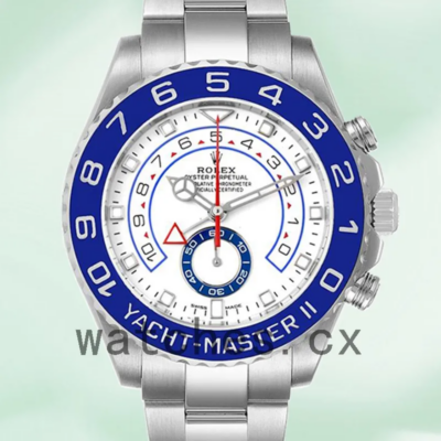 Rolex Yacht-master Ii 44mm m116680-0002 Men’s Bracelet White Dial Replica Watches