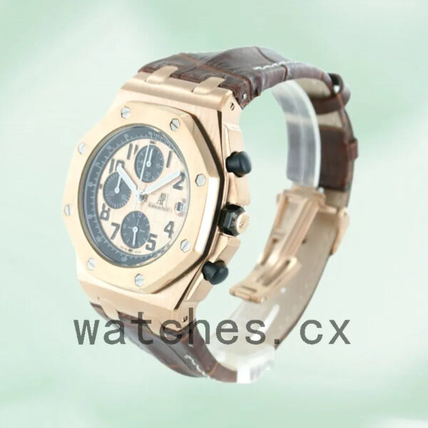 Audemars Piguet Royal Oak Offshore 42mm Men’s RoyalOakOffshore010 Champagne Dial Replica Watches - Image 3