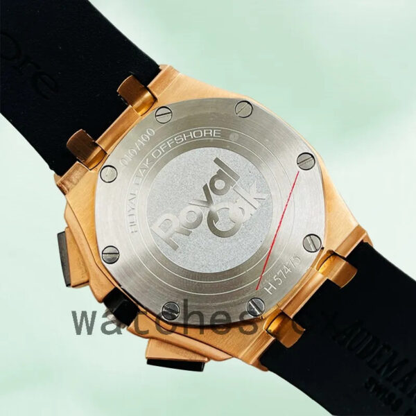 Audemars Piguet Royal Oak Offshore Men’s 44mm RoyalOakOffshore016 Silver Dial Rubber Band Replica Watches - Image 3