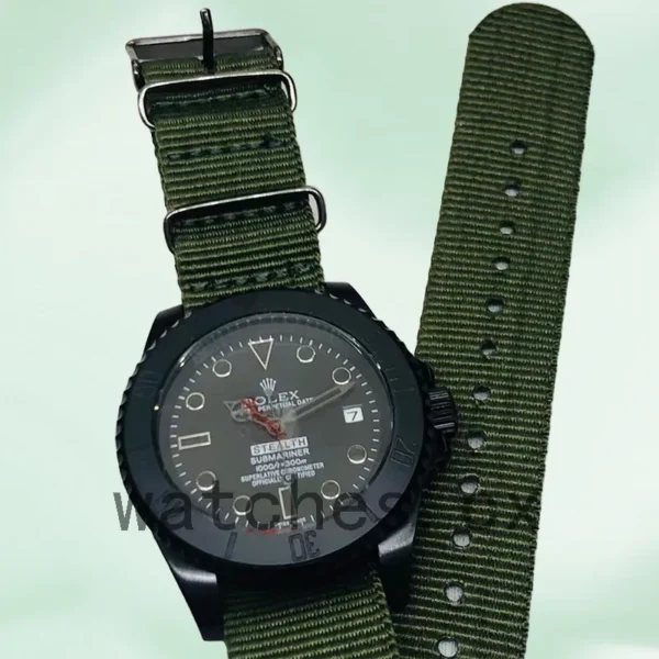 Rolex Submariner 40mm Men’s Stealth Black-tone Black Dial Replica Watches - Image 3