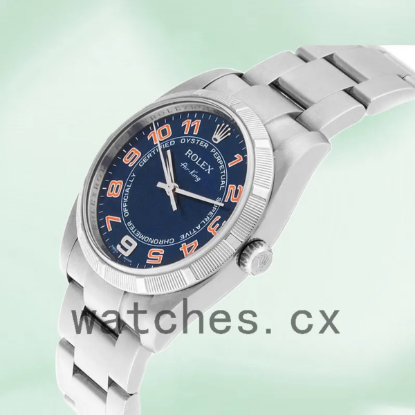 Rolex Air-king 36mm Men’s 114210BLAO Silver-tone Automatic Replica Watches