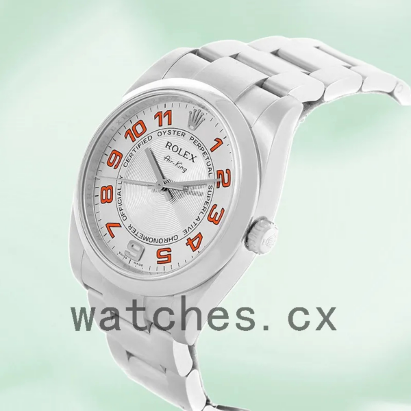 Rolex Air-king 114200SAO 36mm Men’s Silver Dial Oyster Bracelet Replica Watches