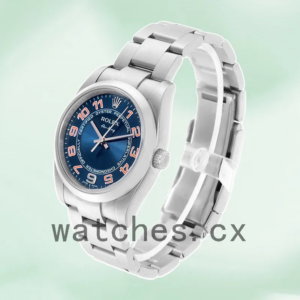 Rolex Air-king 36mm Men’s 114200BLAO Oyster Bracelet Replica Watches