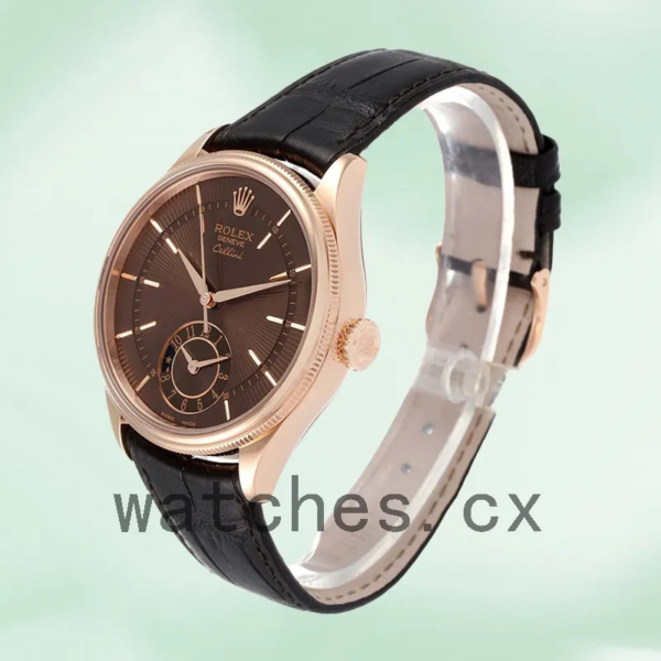 Rolex Cellini 39mm m50525-0016 Men’s Leather Strap Replica Watches