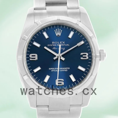 Rolex Air-king 114210BLSO 36mm Men’s Automatic Replica Watches