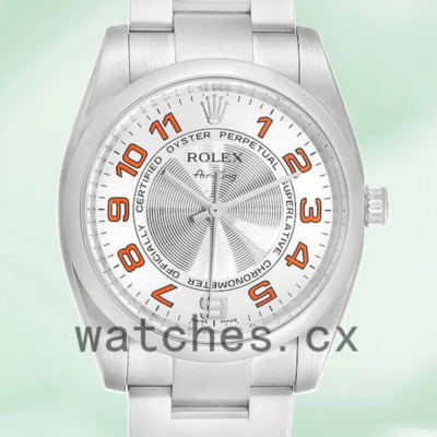 Rolex Air-king 114200SAO 36mm Men’s Silver Dial Oyster Bracelet Replica Watches