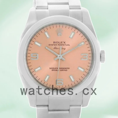 Rolex Air-king 36mm Men’s 114200-70190 Silver-tone Replica Watches