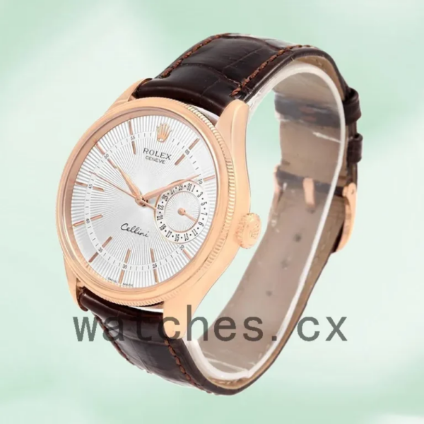 Rolex Cellini m50515-0008 39mm Men’s Leather Strap Replica Watches