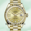 Rolex Datejust 28mm m279178-0014 Gold-tone Replica Watches