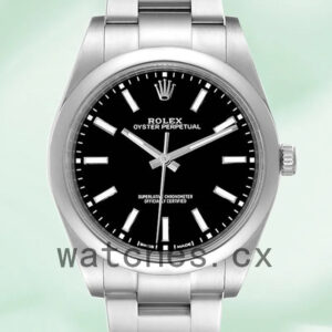 Rolex Oyster Perpetual m114300-0002 Unisex 41mm Automatic Black Dial Replica Watches