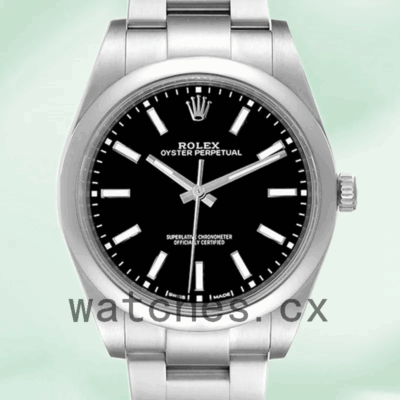 Rolex Oyster Perpetual m114300-0002 Unisex 41mm Automatic Black Dial Replica Watches