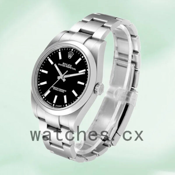 Rolex Oyster Perpetual m114300-0002 Unisex 41mm Automatic Black Dial Replica Watches - Image 3