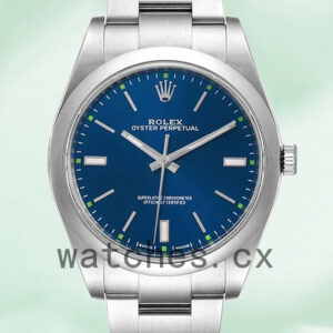 Rolex Oyster Perpetual 41mm m114300-0002 Unisex Automatic Blue Dial Replica Watches
