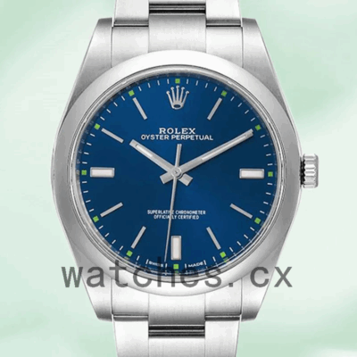 Rolex Oyster Perpetual 41mm m114300-0002 Unisex Automatic Blue Dial Replica Watches