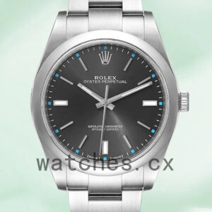 Rolex Oyster Perpetual 41mm m114300-0002 Unisex Gray Dial Replica Watches