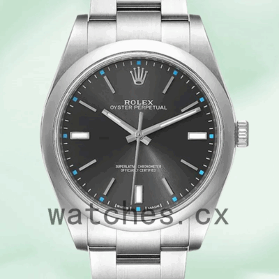 Rolex Oyster Perpetual 41mm m114300-0002 Unisex Gray Dial Replica Watches
