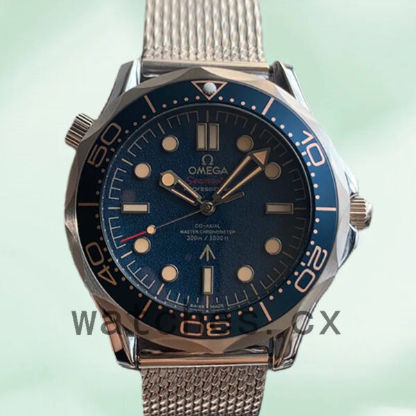 Omega Seamaster James Bond 007 Men 210.90.42.20.01.001 42 mm Strap Silver-tone Replica Watches - Image 4