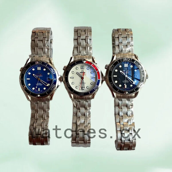 Omega Seamaster 212.30.41.20.03.001 40mm Men Bracelet Replica Watches - Image 3