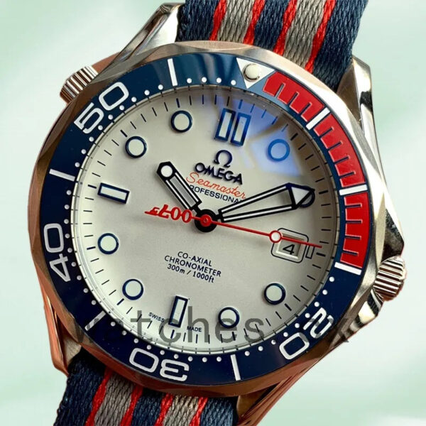 Omega Seamaster 212.32.41.20.04.001 40mm Men Strap White Dial Replica Watches - Image 2
