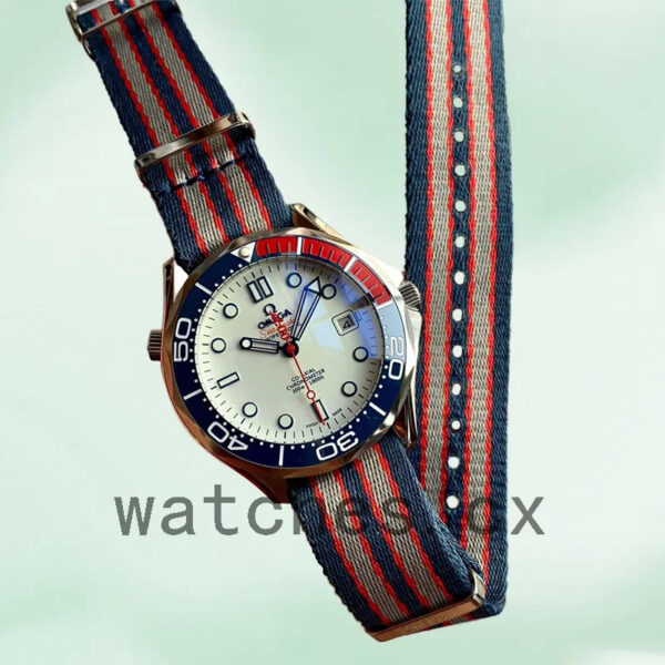 Omega Seamaster 212.32.41.20.04.001 40mm Men Strap White Dial Replica Watches - Image 3