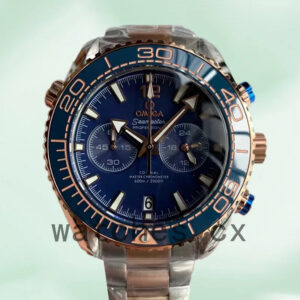 Omega Seamaster 44mm Men 215.20.46.51.03.001 Japanese Quartz Blue Dial Replica Watches