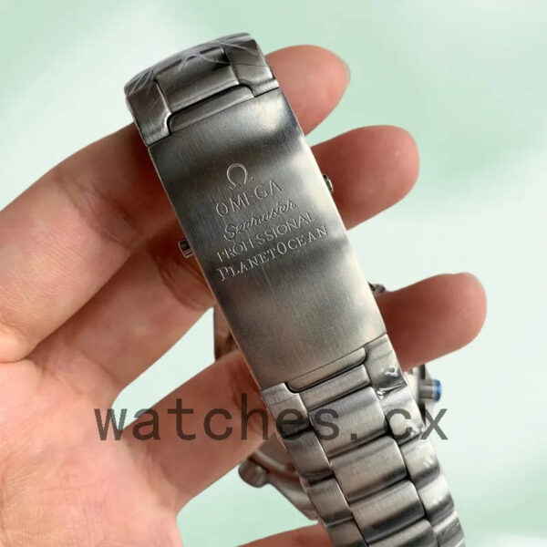 Omega Seamaster 44mm Men 215.20.46.51.03.001 Japanese Quartz Blue Dial Replica Watches - Image 3