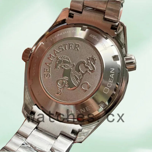 Omega Seamaster 44 mm 215.30.44.21.03.001 Men Silver-tone Bracelet Replica Watches - Image 2